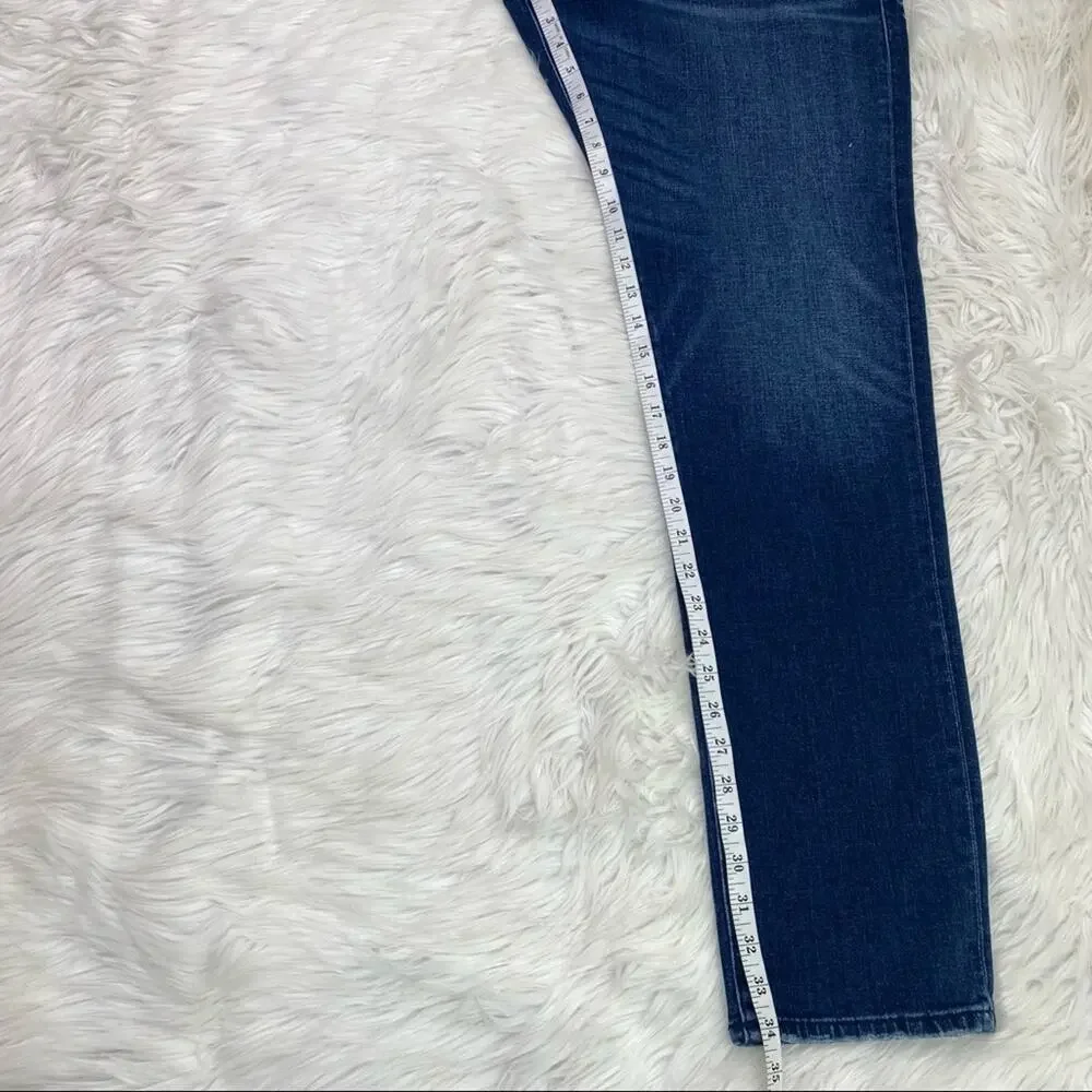 True Religion Men's Rocco No Flap Relaxed Skinny Jeans Blue Size 44 NWT